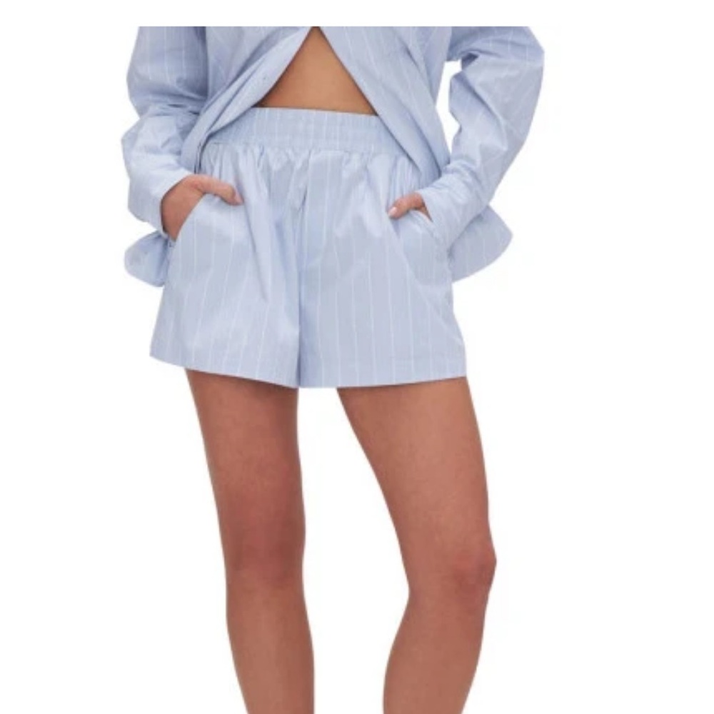Good American Poplin Shorts